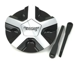 American Racing Gloss Black Machined 5 Lug Wheel Center Cap & Tool AR921 Trigger New. Price: $41.00.