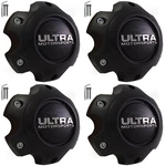 Ultra Motorsports Wheels Flat Black Lug Center Cap # 89-9765 + Bolts (4) New. Price: $189.00.