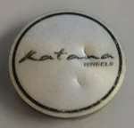Katana Wheels Center Hub Cap DC-0202 60MM Used. Price: $15.99.