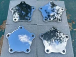 Flat Center Cap Set For American Racing Torq Thrust Wheels Polished Finish New. Price: $149.95.
