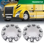 Front Wheel Covers Hub Axle Semi Plastic Abs 33MM Silver Nut Pair New. Price: $58.45.
