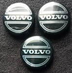 Set Of Black And Chrome Volvo Wheel Center Cap P/n 3456923 Used. Price: $20.00.