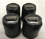 (4) American Racing 3.27" Dia Push Thru Plastic Black Center Caps 1327000SB Used. Price: $53.97.