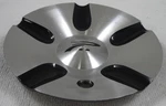 Platinum Wheels Silver / Black Custom Center Caps # 89-9093B C-317B Used. Price: $59.95.