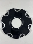 Dub Wheels Matte Black Custom Center # S179L181B (1 Cap) Used. Price: $29.00.