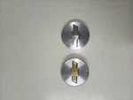 2 Chevy 5/16" Factory Center Wheel Hub Cap Rim Dust Cover Gm ** Used. Price: $34.99.