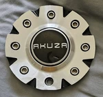 Akuza Machine Silver & Black Wheel Center Cap- EMR0843 Car Al PCW3B-60 LG1009-13 Used. Price: $20.00.
