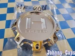 Hostile Wheels # HF-8001 New Polished Aluminum Center Cap 74 (qty. 1). Price: $149.99.