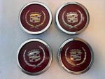 Vintage Cadillac Seville Wheel Hubcap Center Covers (4) P# 255695 - 4" Good Used. Price: $135.00.