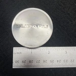 Subaru Various Models Oem Aluminum Center Wheel Lug Dust Hub Cap Rim Cover E0714 Used. Price: $24.99.