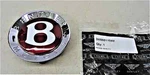 Bentley Continental Series Genuine Red Center Cap W/ Chrome Ring # 3W0601159M New. Price: $83.99.