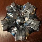 One Helo Chrome Wheel Center Cap # HE814 Fwd Aluminum Used. Price: $25.00.