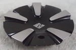 Bazo Wheels Chrome / Gloss Black Custom Center Cap # C-VB3-C SJ710-03 Used. Price: $49.16.