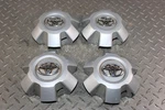 10-24 Runner *scuffs* Silver Alloy Wheel Rim Hub Center Cap 4X Set Unit Oem Used. Price: $119.99.
