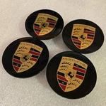 Oem Porsche Center Caps Gloss Black 992 911 Panamera Cayenne Cayman Boxster Used. Price: $165.00.