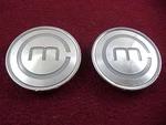 Mc Wheels Silver / Chrome Custom Center # PC332 (2 Caps) Used. Price: $49.17.
