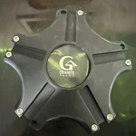 Rock Wheels C-VR3-CFB CAP5180-U4B C165 Matte Black Center Used. Price: $50.00.