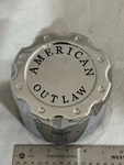 1- American Outlaw Mb Wheel Rim Hub Cover Chrome Center Cap BC-671 Z New. Price: $89.00.