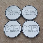 Wheels Custom Center Cap Set, (4 Pieces) Part # C-666-1, C18MMB-MB Used. Price: $34.95.