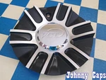 Vct Wheels # C944-6 Black & Silver Metal Center Cap 51 (qty. 1) Used. Price: $57.71.