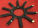 One Used Status Gloss Black Wheel Insert P/n C201601/CAP-S827 13926. Price: $14.99.