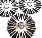 Borghini Wheels Black/chrome Metallic Custom Center Cap # CSB18-1A I46 Used. Price: $149.95.
