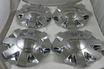 Giovanna Wheels Chrome Custom Center Caps Set # 124L180 / S308-25 Used. Price: $149.95.