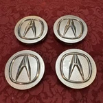 (4) Oem Acura Center Caps 2.75" Charcoal With Chrome Emblem P/n 44742 Used. Price: $22.00.