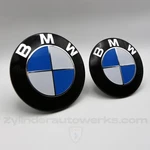 Bmw E90 E91 E92 E93 Black Ring Emblems 82MM Hood And 74MM Trunk For M3 New. Price: $59.99.