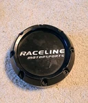Raceline Motorsports Black Push Through Wheel Center CAP8036-4-C (A9) Used. Price: $35.00.