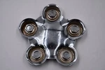 Aftermarket Chrome Wheel Center Cap Hub BC-322 6.5" Blank Lug Used. Price: $10.00.