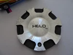 Helo Black/chrome Metal Custom Wheel Center Cap # 823L144M Used. Price: $46.79.