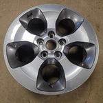 18" Jeep Wrangler Polished & Charcoal Used Wheel Rim 9119 6AF491AUAA #1. Price: $101.65.