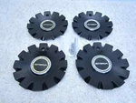 Strada C-1093-4 Custom Alloy Wheel Bolt On Black Metal Center Cap Set #2I-6 Used. Price: $150.00.