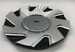 E103S185-MM Strada Silver & Black Wheel Center Cap C-STRA-2 New. Price: $44.95.