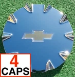 New Chrome Center Caps Fit Oem Factory Chevrolet Ssr Wheels Set 4 Chevy Bowtie. Price: $399.00.