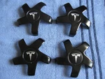 (4X) Oem 2017-2023 Tesla Model Center Caps 19" & 20" Wheels P/n 1044234-00-A Used. Price: $49.95.