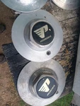 Progressive Hex Custom Alloy Wheel Bolt-on Aluminum Center Caps 3 Available Used. Price: $80.00.
