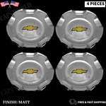 4 Pcs 07-13 Chevrolet Silverado Tahoe Avalanche Wheel Hub Center Cap " New. Price: $56.99.