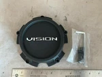Vision Wheels Matte Black Rim Hub Cover Center Cap C421SB-5V C-471-11-12 New. Price: $35.00.