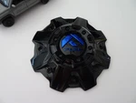 Fuel Black/blue Gross Custom Center Cap # 1001-79GBK, M-447 Used. Price: $46.79.