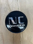Nc Forged Wheel Black Center Cap # 99-1372 Used Free Shipping. Price: $28.00.