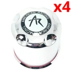 Set Of 4 American Racing Center Cap 5.15" Push Thru 8 Lug Chrome Plastic 1515000 New. Price: $120.00.