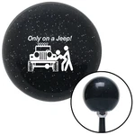 White Only Jeep Black Metal Flake Knob W/ M16X1.5 Insert Shifter New. Price: $89.95.