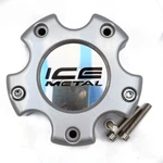 Center Hub Cap M-733 5-LUG Silver 5X5/4.5/4.75 Ice Metal New. Price: $16.00.