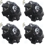 Fuel Wheels Gloss Black Center # 1001-81GB (4 Caps) New + Bolts. Price: $144.00.