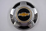 Chevrolet Aluminum, Black & Gold Wheel Center Cap Hub CHEV10.75 10.75" Fits Used. Price: $40.00.