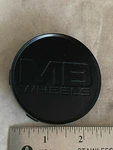 Motoring Wheels Matte Black Rim Hub Cover Center Cap C-666-2 C18MMB-MB Used. Price: $18.75.