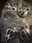 Set Of 4 Vw Golf Gti MK8 Center Caps Genuine Oem 5H0-601-171 New. Price: $39.00.