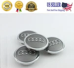 SET(4PCS) Audi 69MM Gray Chrome Wheel Rim Center Hub Caps Replacement 4B0601170A Remanufactured. Price: $27.88.